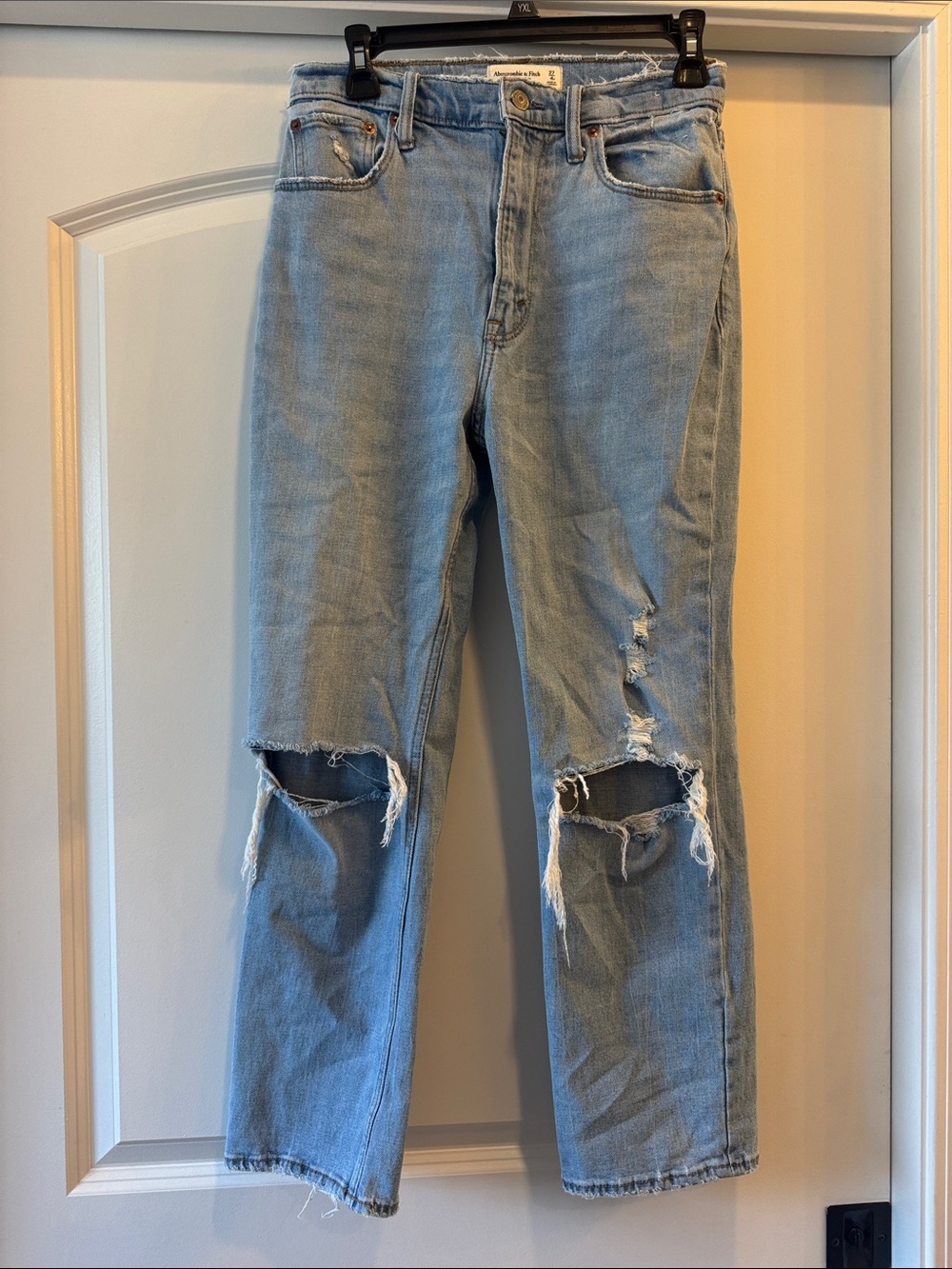 Abercrombie Light Blue Distresses Jeans